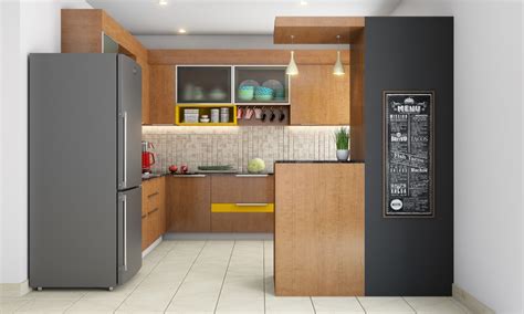 simple kitchen design  middle class family design cafe