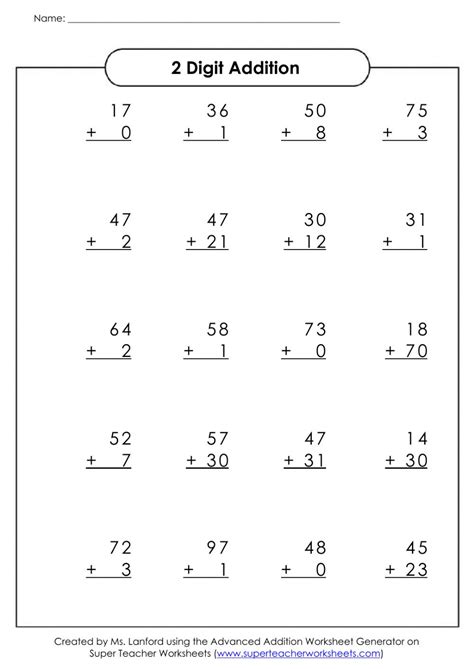 double digit addition  regrouping worksheets worksheetscity