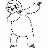 Sloth Dancing Toed Xcolorings 1200px sketch template