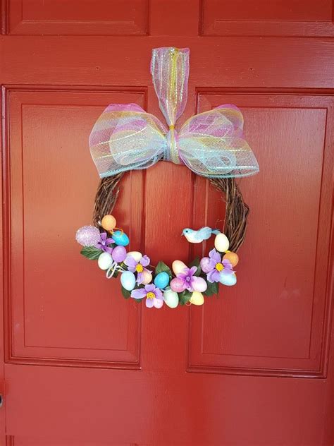 dollar tree easter wreath diy easter gifts easter