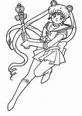 Sailor Moon Coloring Pages Mercury Crystal Anime Printable Kids Wand Book Sailormoon Sheets Getdrawings Color Cartoon Getcolorings Adults sketch template