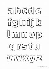 Kleinbuchstaben Buchstaben Malvorlagen sketch template