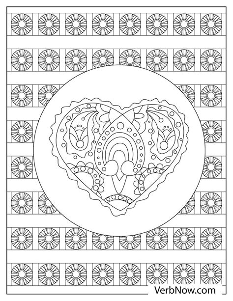hearts coloring pages book   printable  verbnow