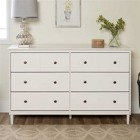 white dresser  wood drawers   bedroom dressers