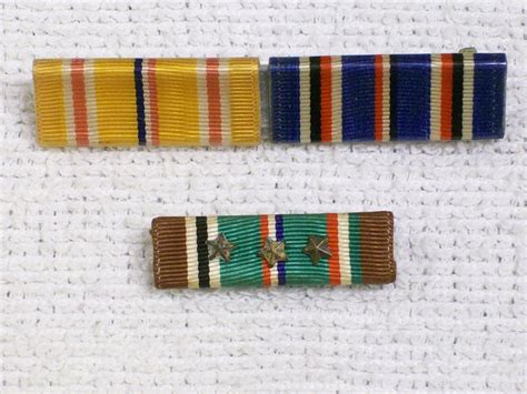 wwii group   military campaign ribbon bars etsy