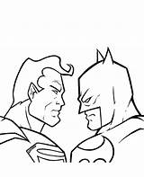 Superman Batman Coloring Vs Pages Drawing Logo Color Print Printable Outline Simple Comic Template Cartoon Getcolorings Getdrawings Topcoloringpages Joker Sketch sketch template