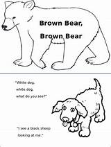 Bear Brown Book Coloring sketch template