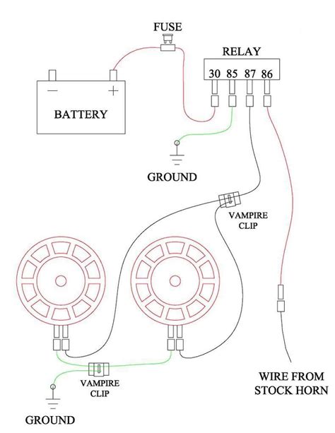 gm horn relay wiring diagram  prong orla wiring