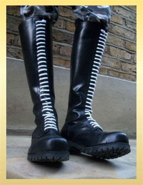 pin  james becque  skinhead boots skinhead boots mens tall boots boots