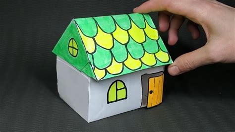 paper house handmade diy  house youtube