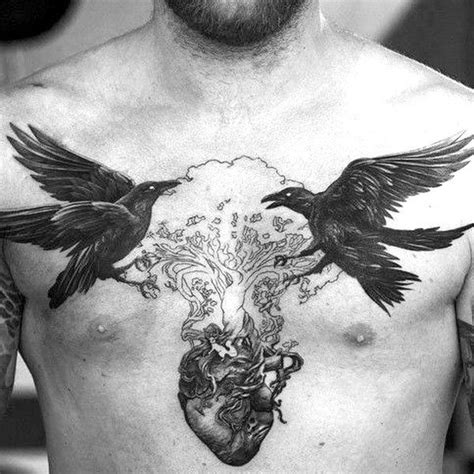 32 Awesome Chest Tattoos For Men Chest Tattoo Men Chest Tattoo Cool