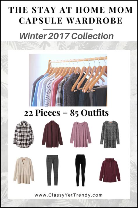 a stay at home mom capsule wardrobe 10 winter outfits