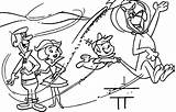 Coloring Astros Rides Cropped Elroy Wecoloringpage Pages Jetsons sketch template