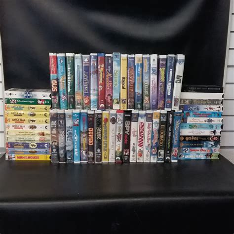 lot detail huge collection  kids vhs movies