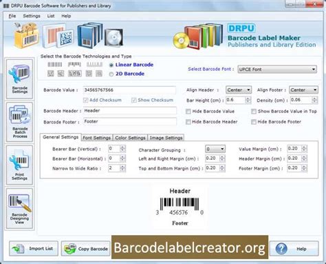 library barcode generator software  www