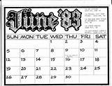 1983 Calendar Katy Keene Coloring June Notions Nora Nifty sketch template