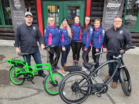 pedego supporting cycling team  ebike donation