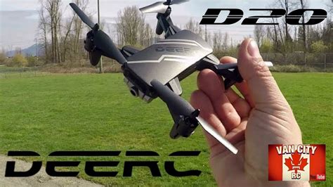 deerc  mini hd camera drone flight test youtube