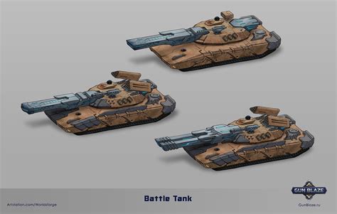 artstation battle tank concepts