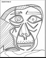 Picasso Coloring Pages Pablo Cubism Printable Getdrawings Kids Getcolorings Color Colorings Print sketch template