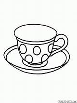 Teacup sketch template