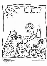 Garden Coloring Pages Vegetable Preschool Colouring Gardening Spa Planting Color Printable Getcolorings Getdrawings Tools Colorings Library Clipart Sheets Night sketch template