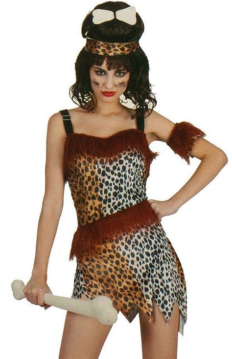 leopard print cave women costume dress women s prehistoric costume