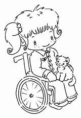 Digi Wheelchair Sliekje Stamps Rolstoel Diversidade Hallo Allemaal sketch template