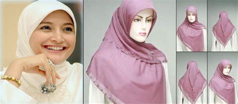 cantikpedia berbagi tips kecantikan  memakai jilbab segi empat  simple