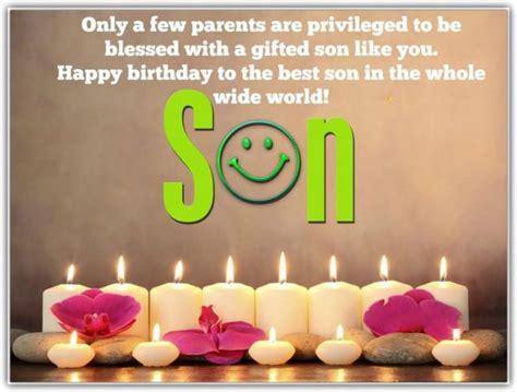58 Unique Birthday Wishes For Son With Images 9 Happy