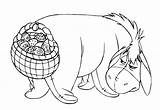 Easter Eeyore Coloring Pages Pooh Winnie Puzzles Basket Word Printables Kids Print sketch template