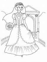 Coloring Pages Bridal Colorkid sketch template