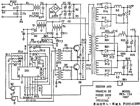 atx power supply schematic diagram wiring diagram