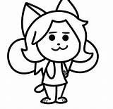 Temmie sketch template