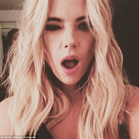 pretty little liars ashley benson goes blonde after ditching dark roots daily mail online