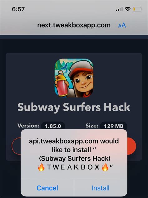 subway surfers hack  ios  tweakbox iphoneipad