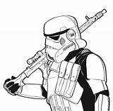 Stormtrooper Coloriage Battlefront Rustique Coloringhome Sheets Erex Rancor sketch template