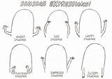 Expressions Sausage Sausages Fat Ten sketch template