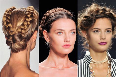 10 Braids From Spring Runways Braided Hairstyles For Spring