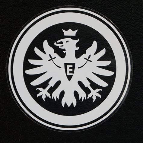 eintracht frankfurt logo schwarz weiss