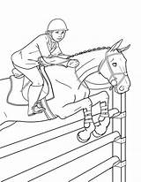 Horse Coloring Pages Jumping Show Horses Pony Book Club Printable Kids 2010 Drawing Jump Racing Barrel Showjumping Getdrawings Search Getcolorings sketch template