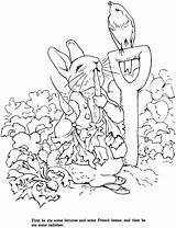 Rabbit Peter Coloring Pages Potter Book Beatrix Tale Drawing Easter Colouring Doverpublications Stamping Printable Dover Publications Drawings Kids Bunny Sheets sketch template