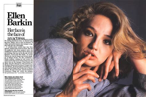Ellen Barkin Esquire September 1985