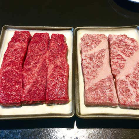 wagyu beef  regular beef