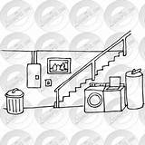 Basement Clipart Outline Clipground sketch template