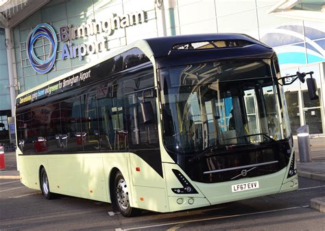 volvo  supply  electric buses  birmingham airport sustainable bus