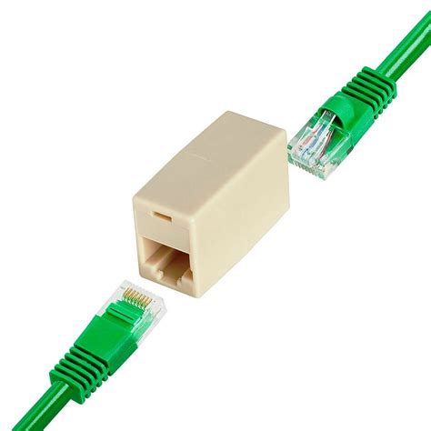 rj cat cate cat network cable coupler joiner extender plug  pin rj  rj connecter