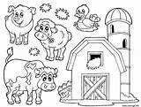 Ferme Animaux sketch template