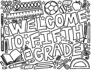 grade coloring pages print