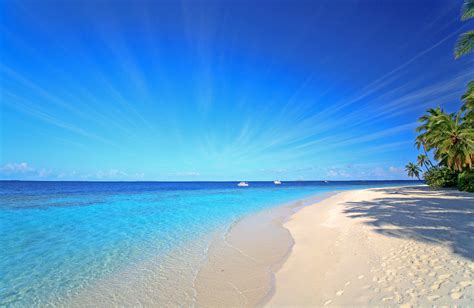 deep blue sky turquise ocean  sandy beach maria feklistova flickr